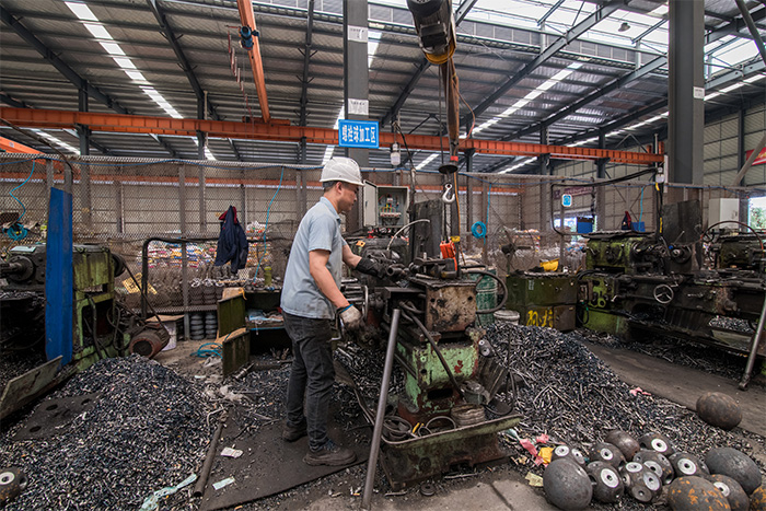 什邡网架配件-螺栓球加工车间